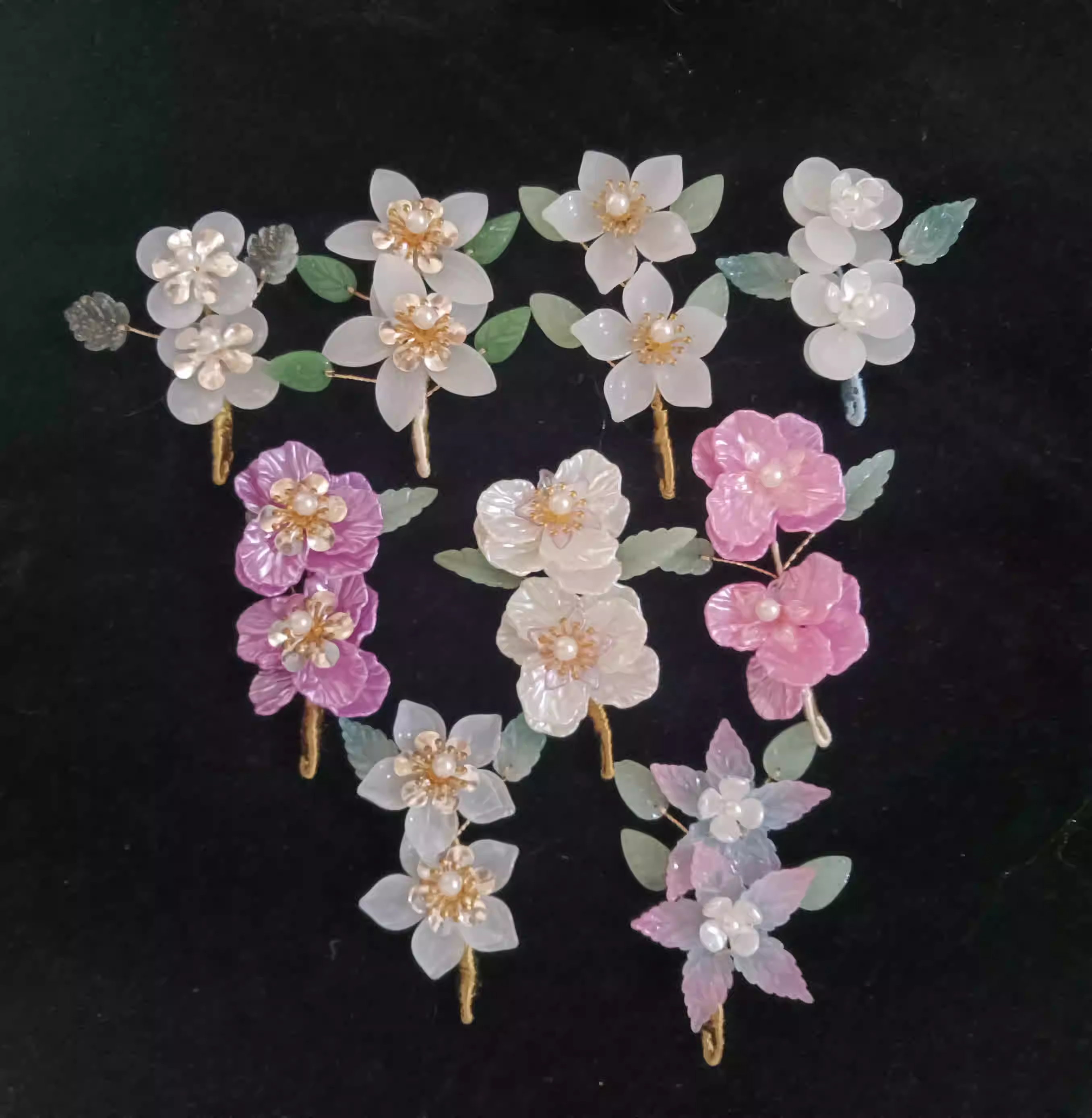 Pure handmade retro French hair clip