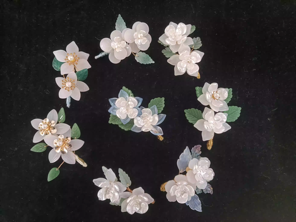 Pure handmade retro French hair clip