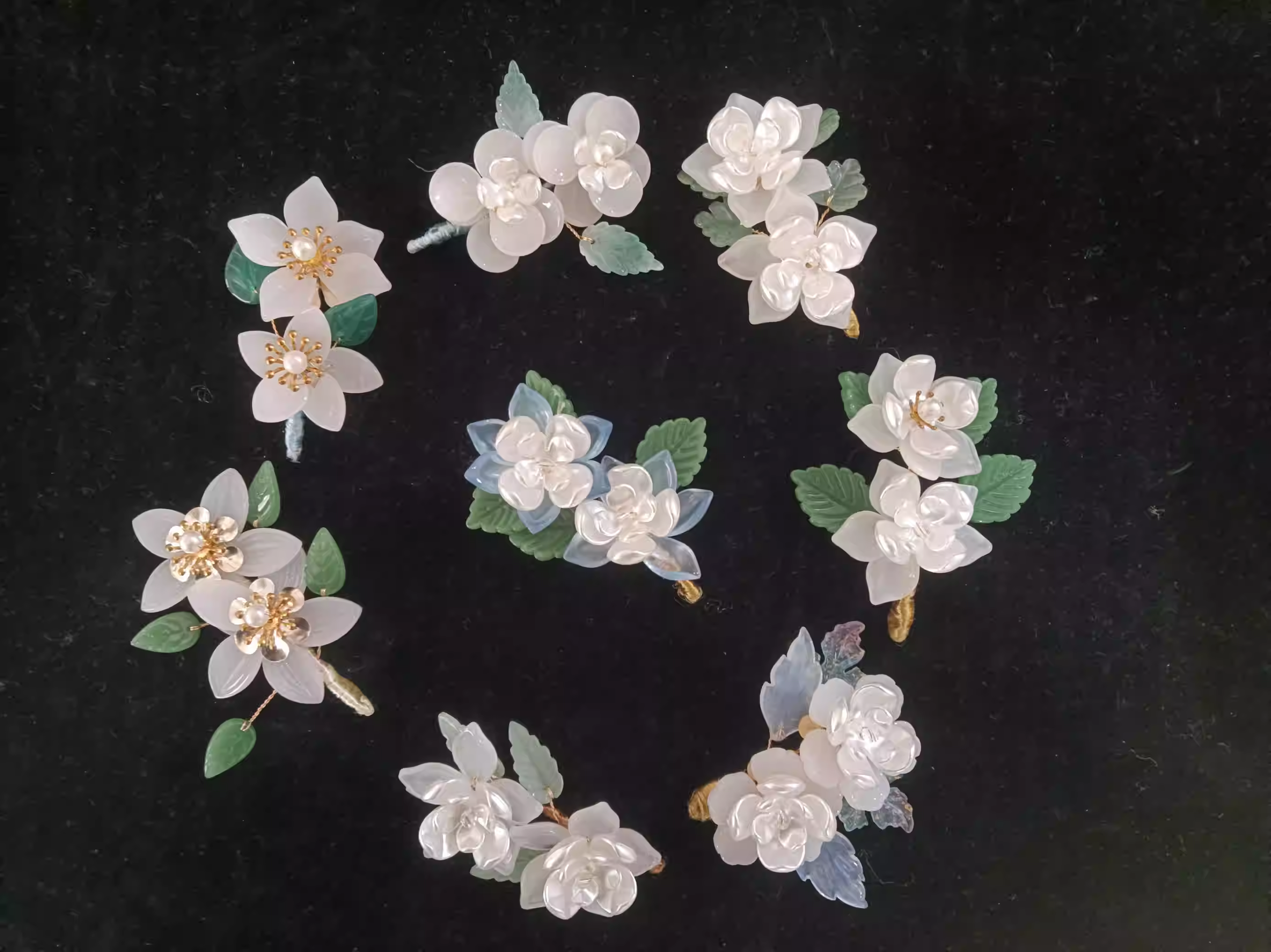 Pure handmade retro French hair clip