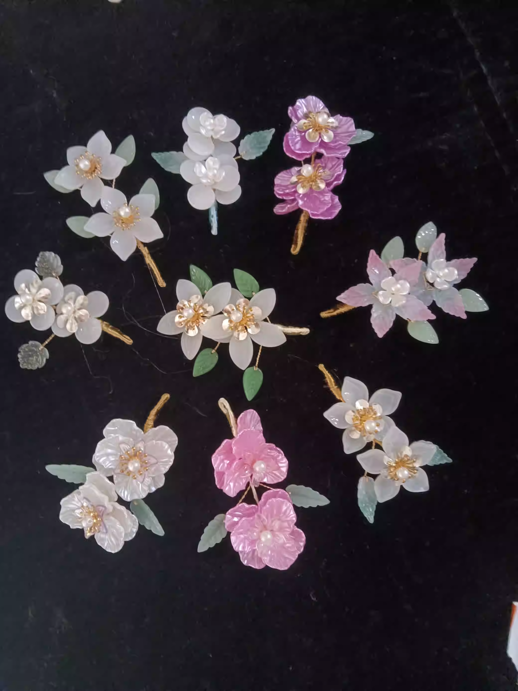 Pure handmade retro French hair clip