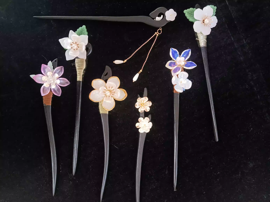 Purely handmade Chinese hairpin