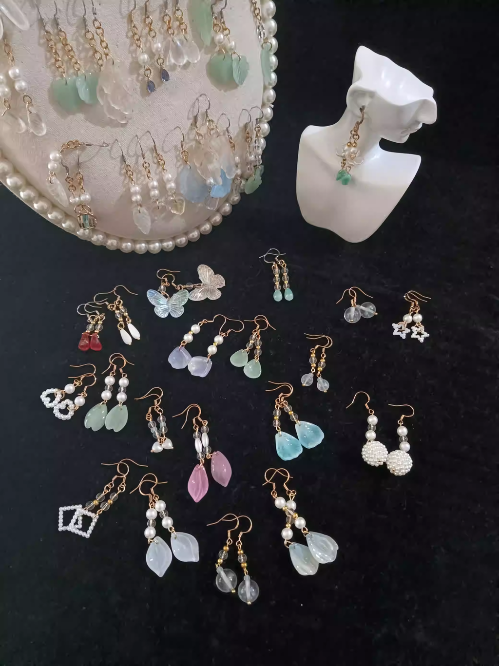 Handmade simple earrings