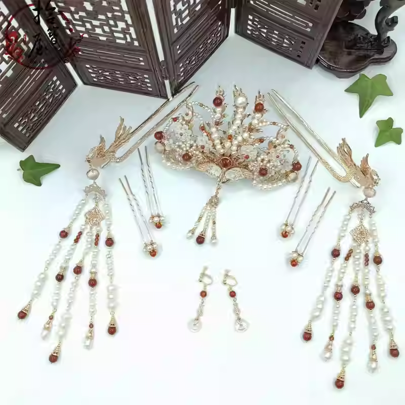 Bridal wedding hair ornament set