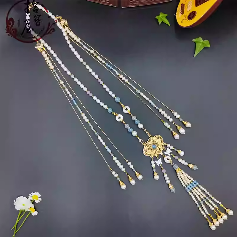 Long-life lock pearl necklace