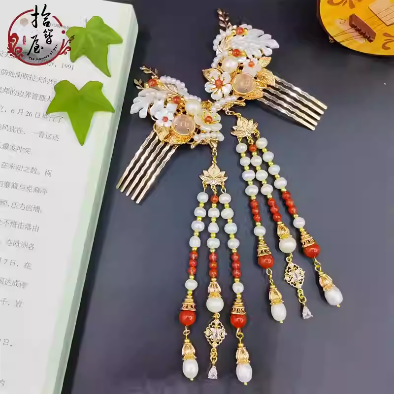 Bridal wedding hair ornament set