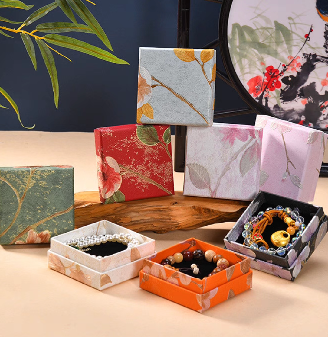 Flower jewelry packaging box