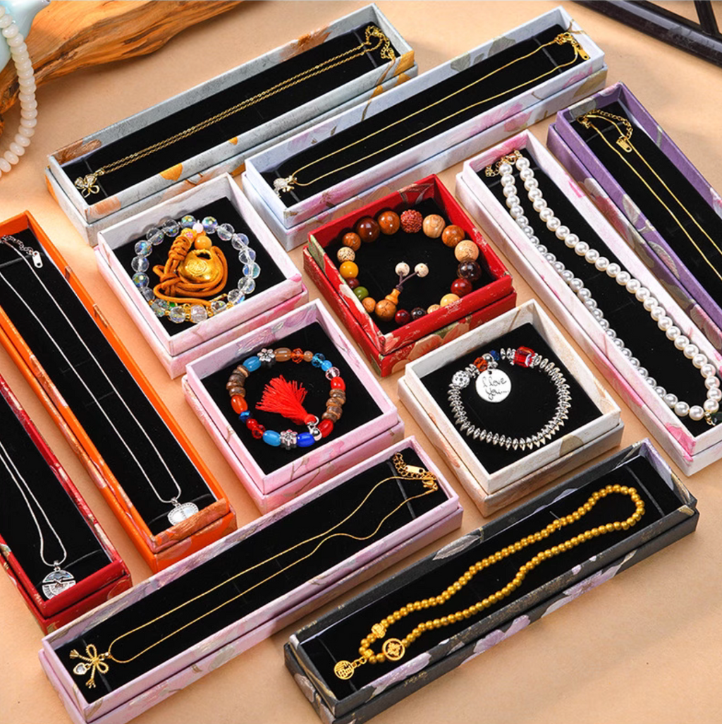 Flower jewelry packaging box